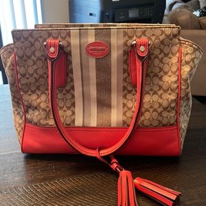 Authentic Small Coach Signature C Satchel